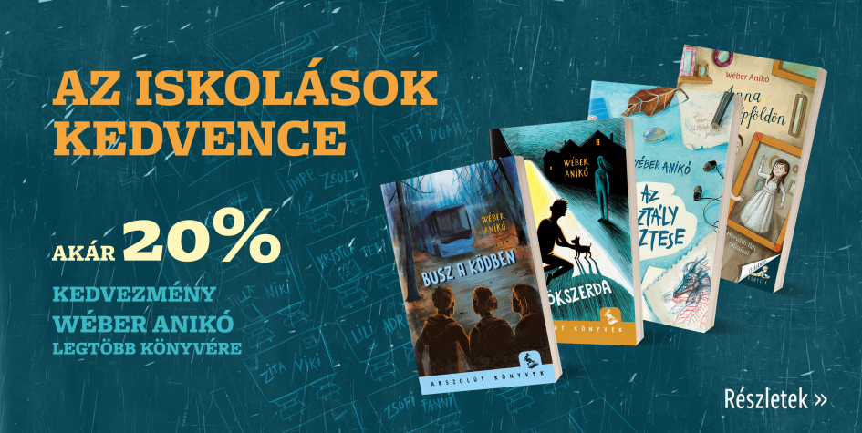 Wéber Anikó könyvei akár 20% kedvezménnyel!